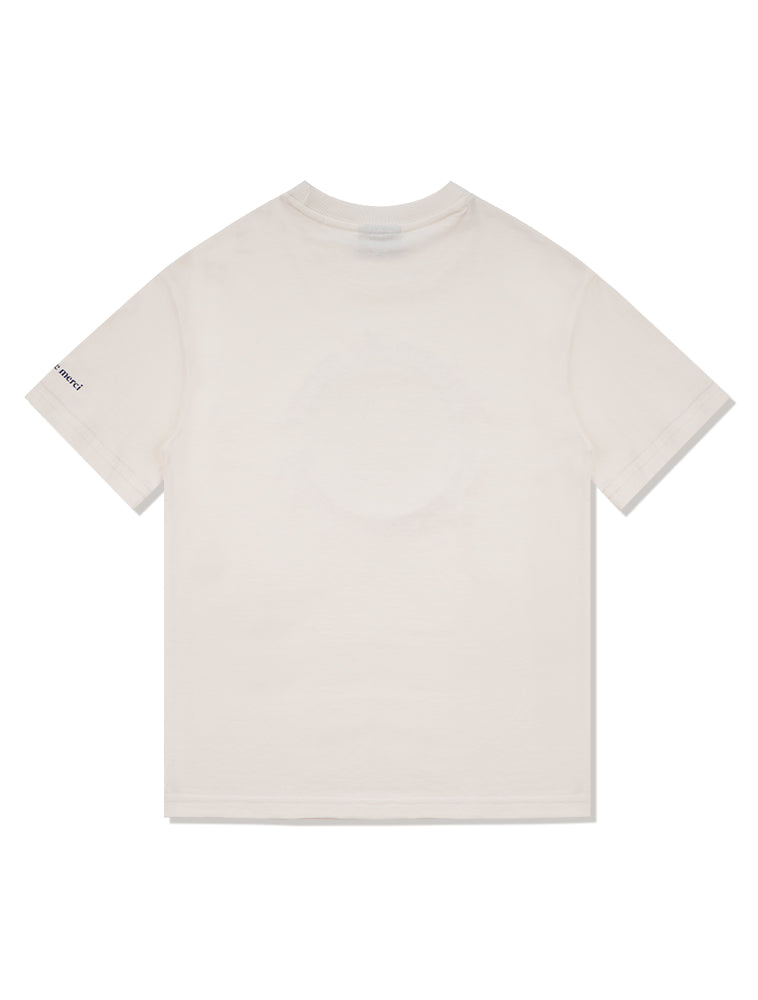  Women's Le Lis Embo Crop Tee CreamNavy(FCC2TS387W)