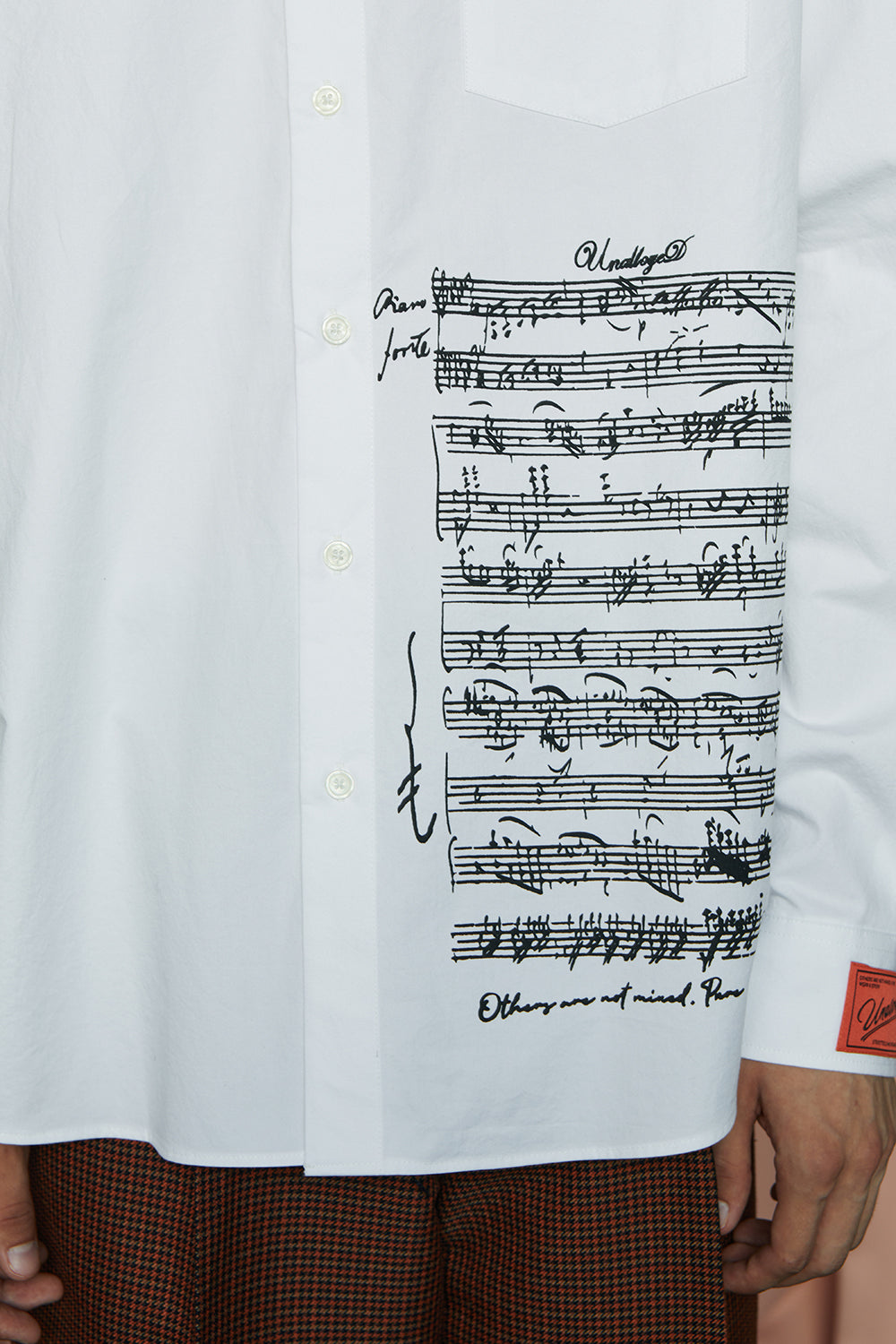 SHEET MUSIC SHIRT / WHITE