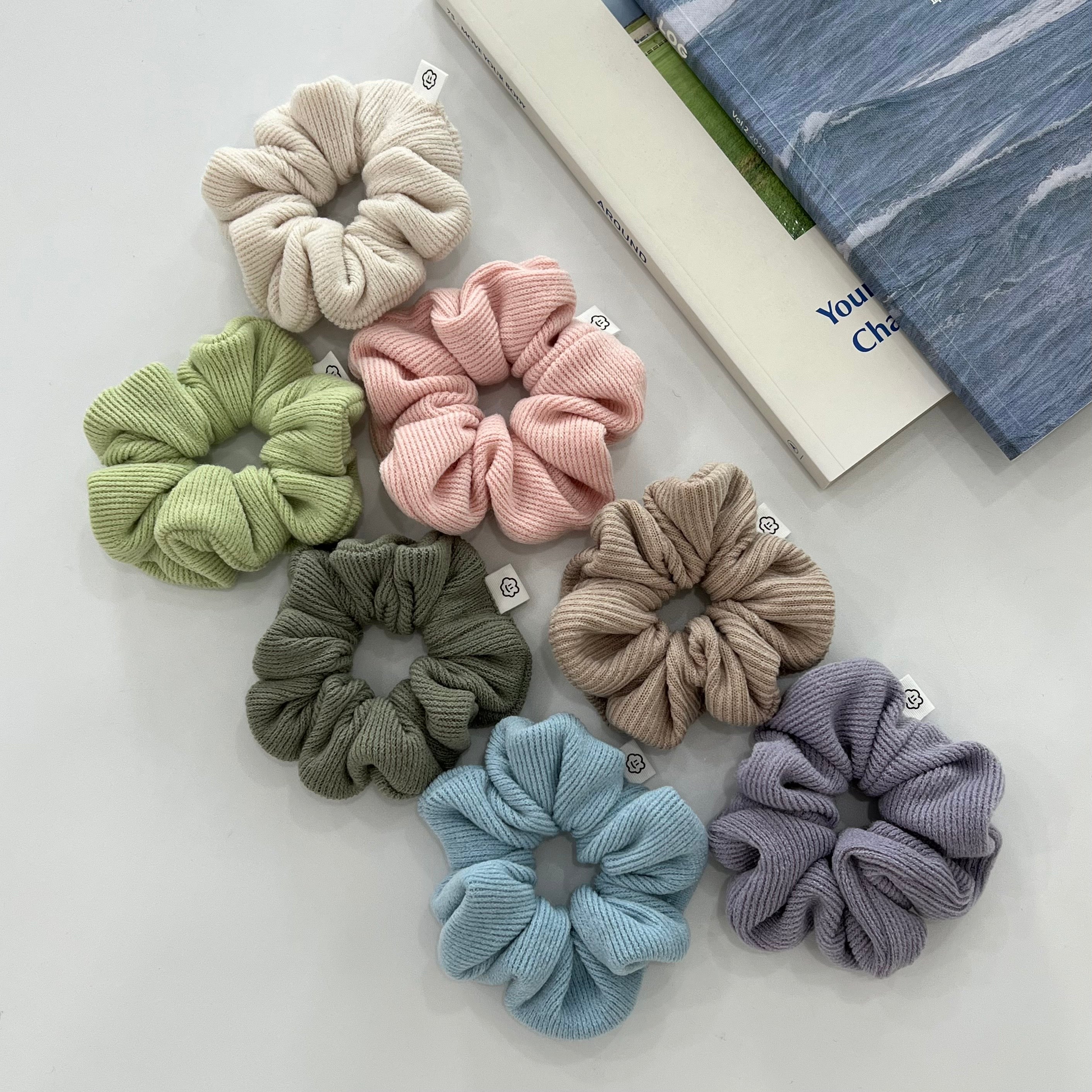 KNIT SCRUNCHIE (7 color)