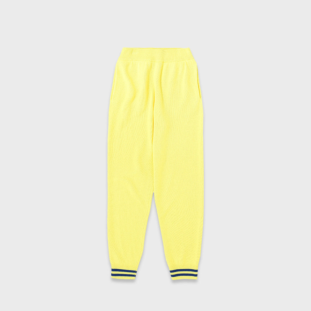 STRIPE INSERT JOGGER PANTS_YELLOW