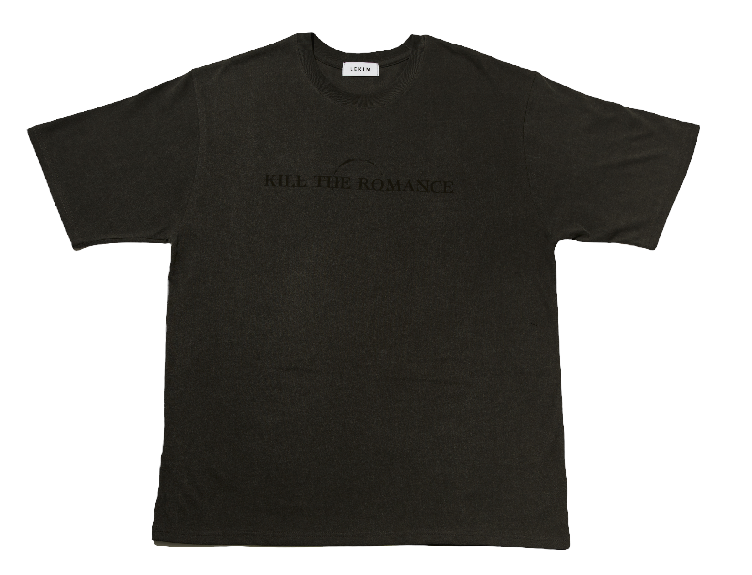 KILL THE ROMANCE T-SHIRT PIGMENT BLACK