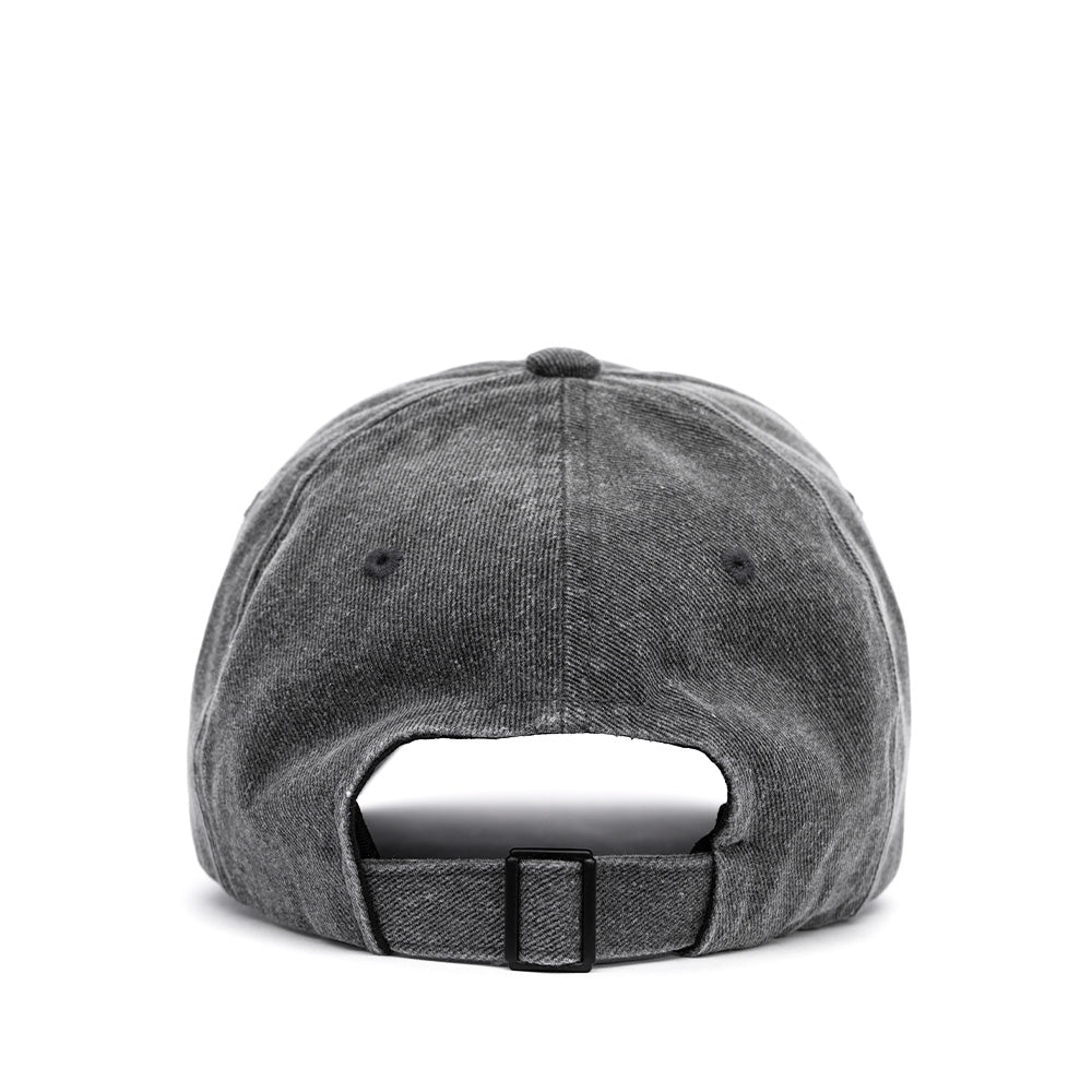 BBD Slogan Logo Denim Cap (Dark Gray)