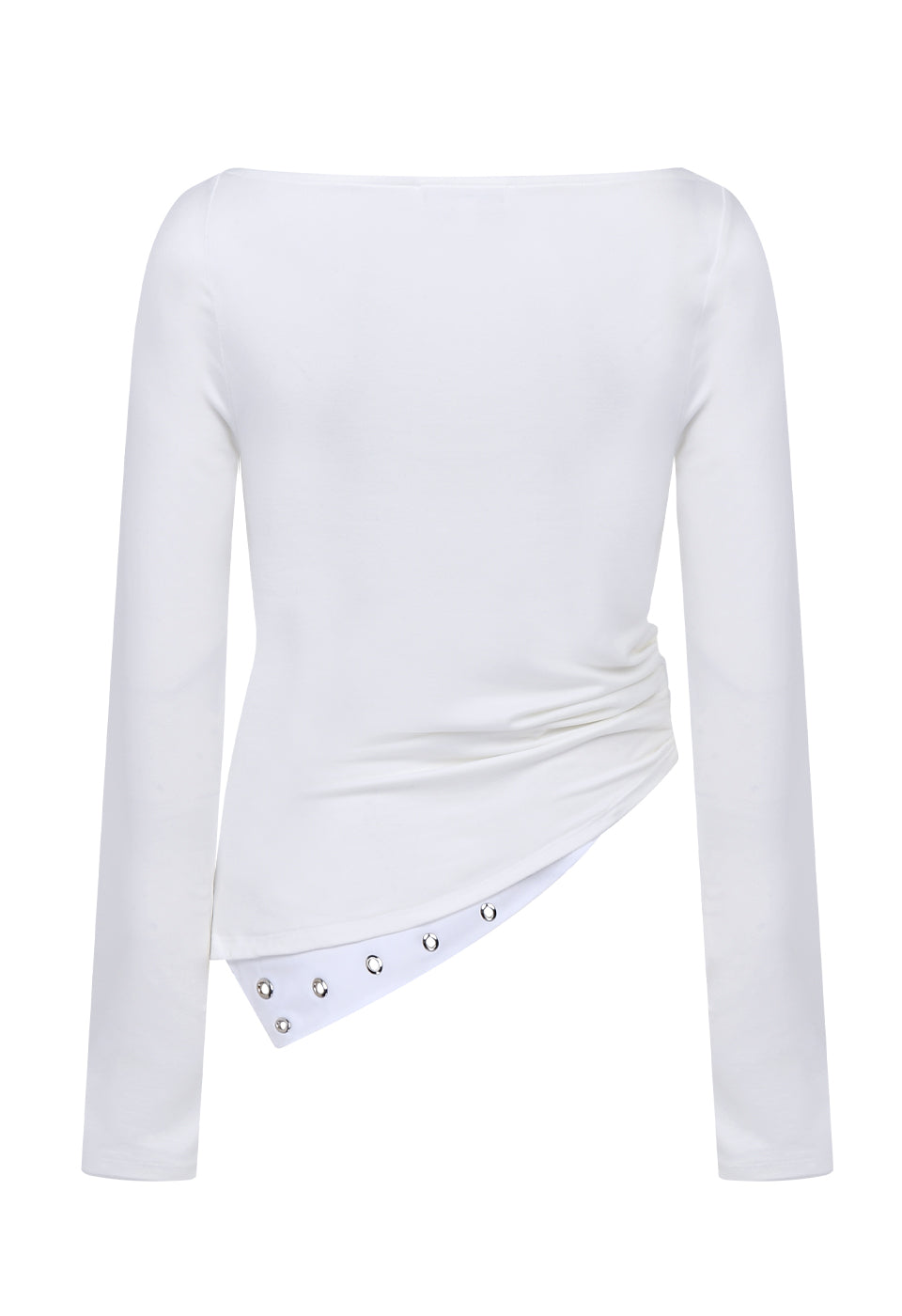 OFF- BALANCE JERSEY TOP (WHITE)