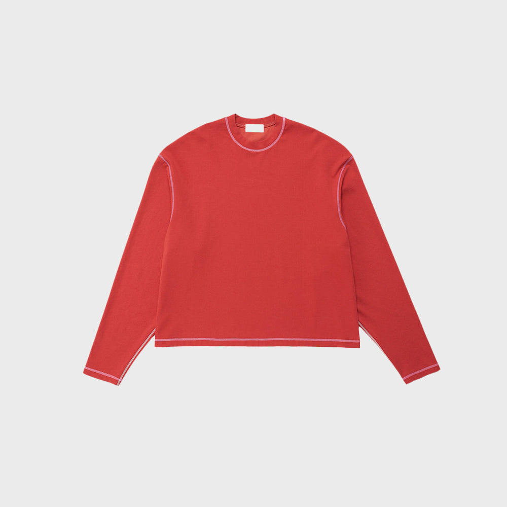 OVER AND OVERLOCKED JERSEY_RED
