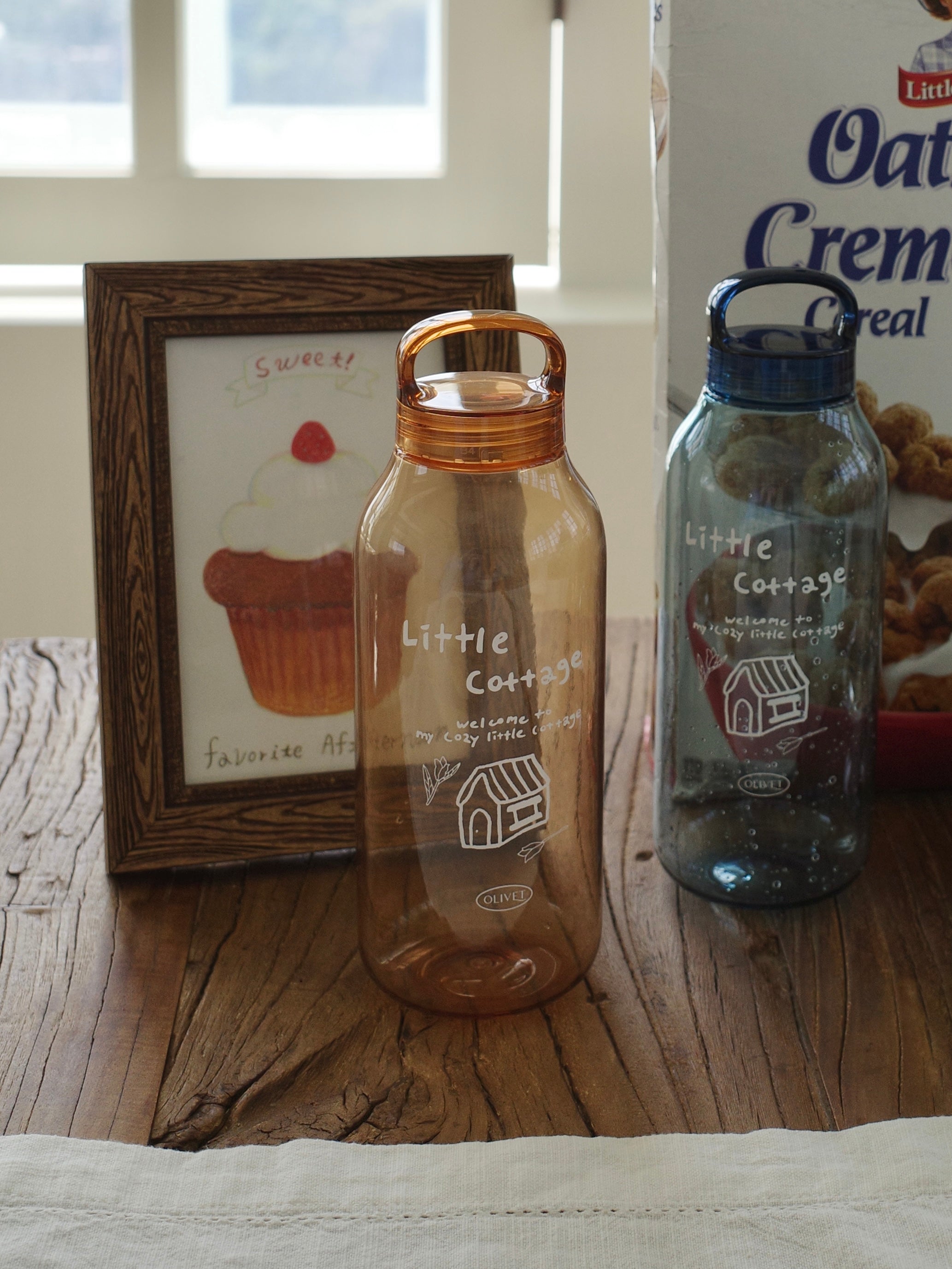 little cottage water bottle (kinto, 4colors)