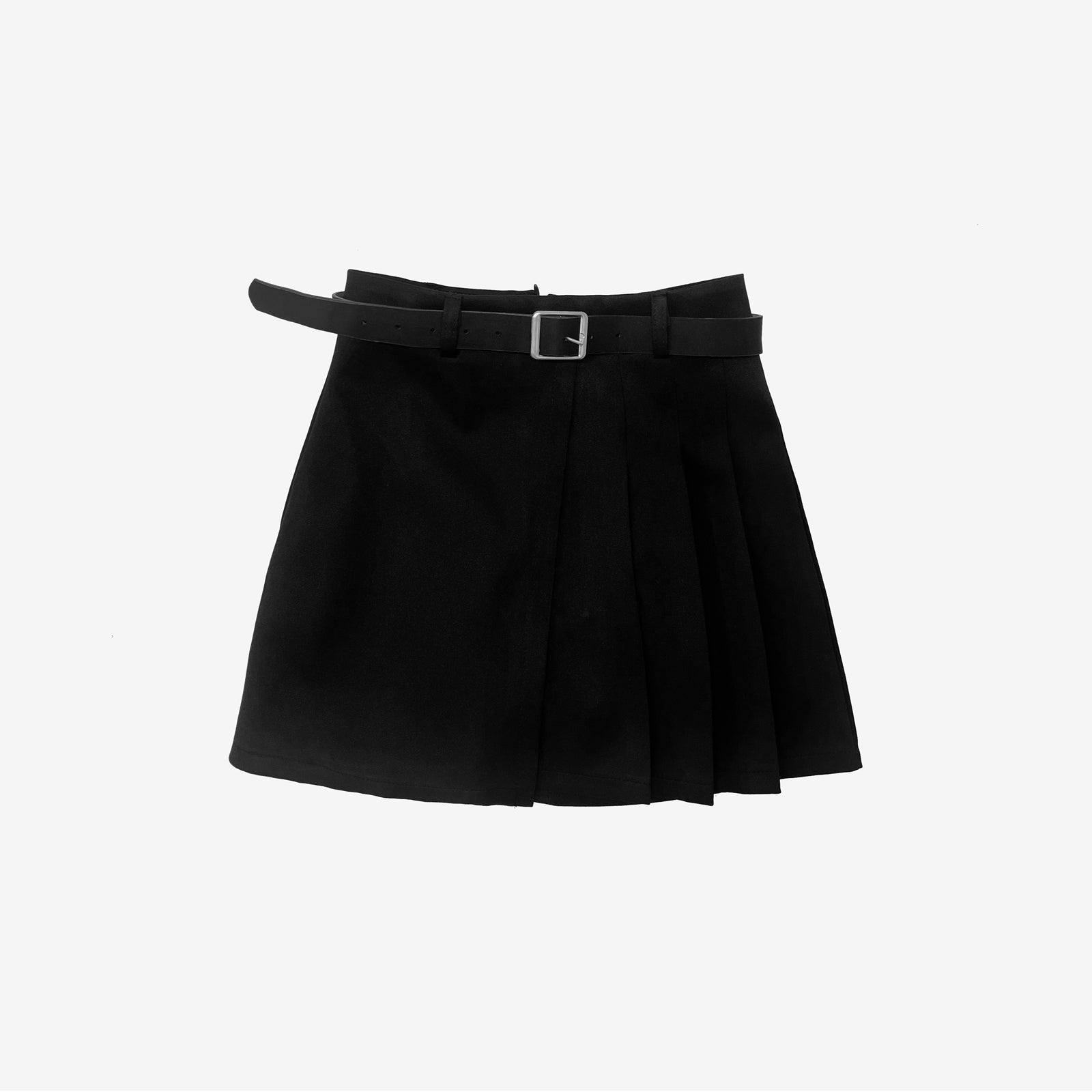 Marken Half Pleated Skirt (Belt Set)