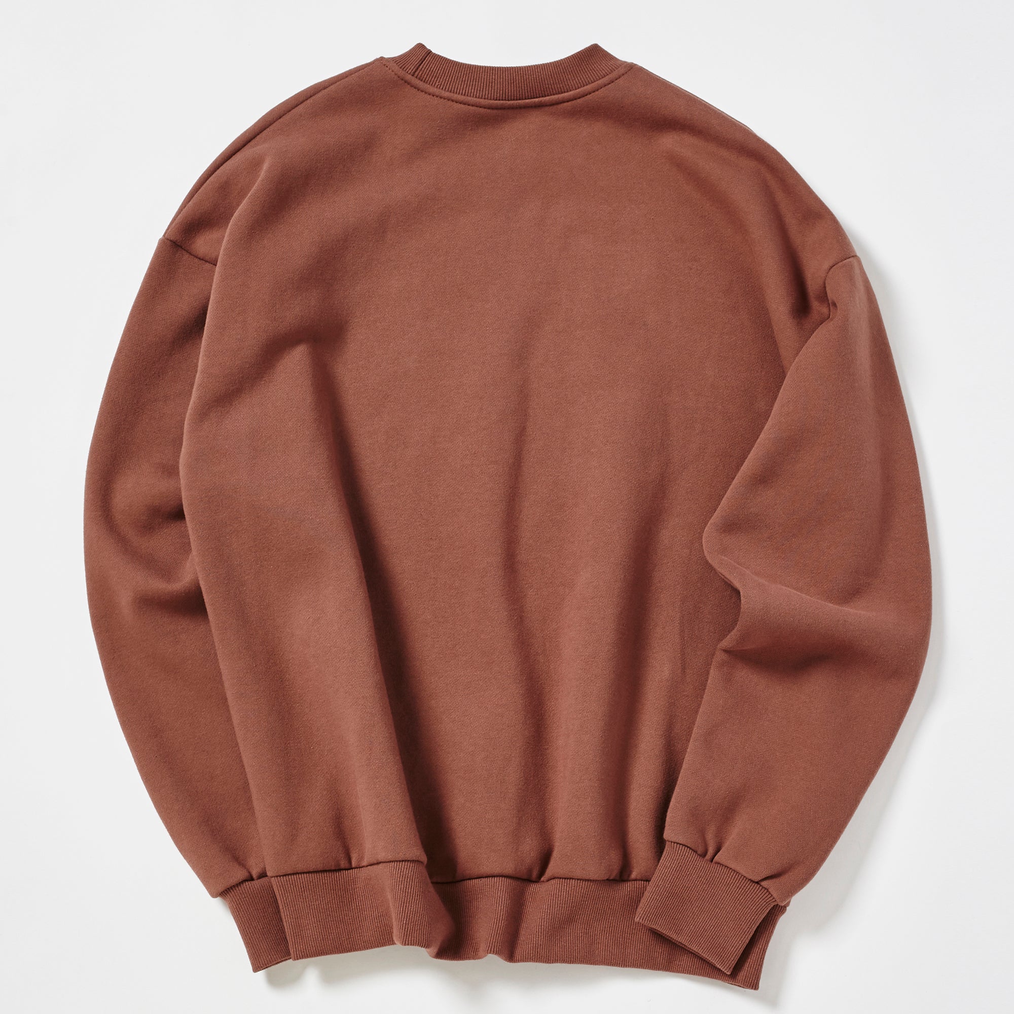 Bubble Graphic Sweatshirt _ Brown