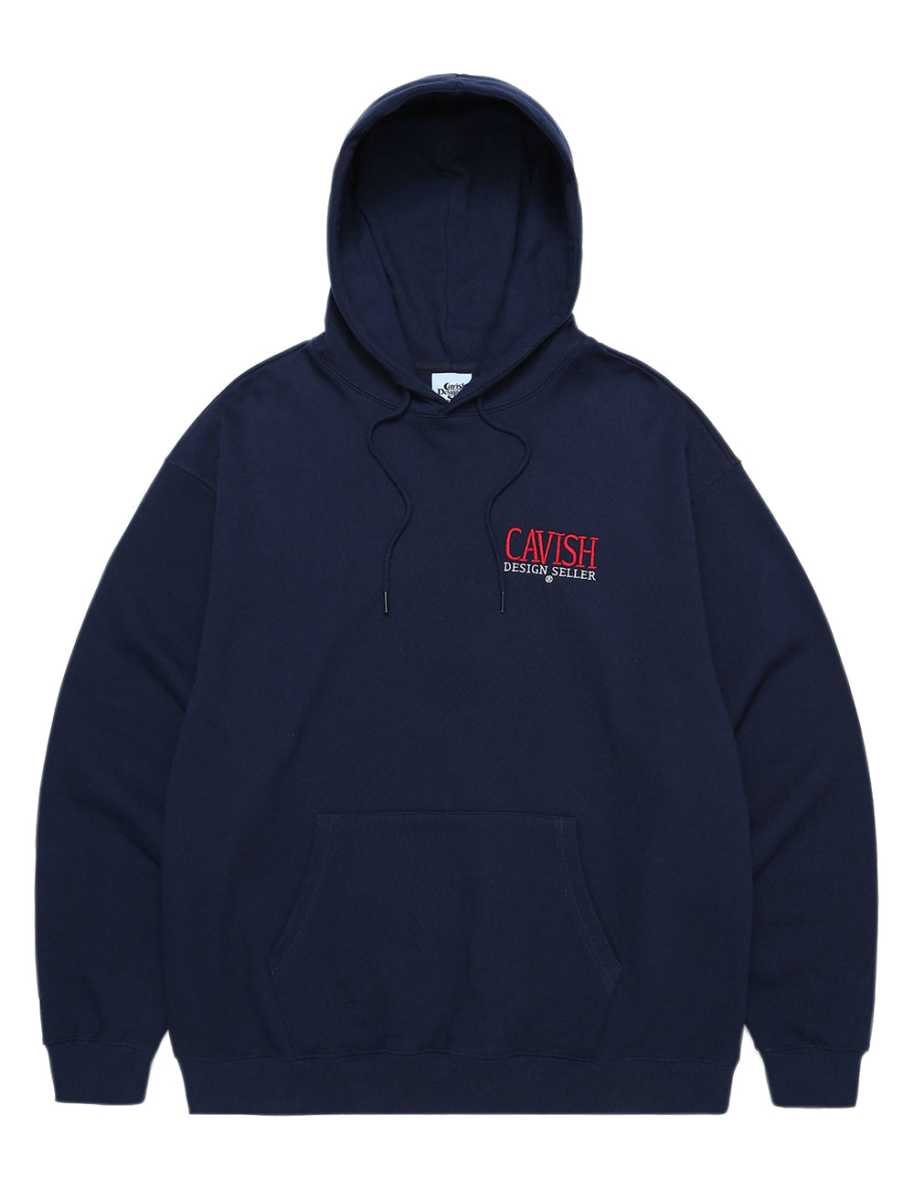 SERIF EMB HOODIE NAVY(CV2CFUM403A)