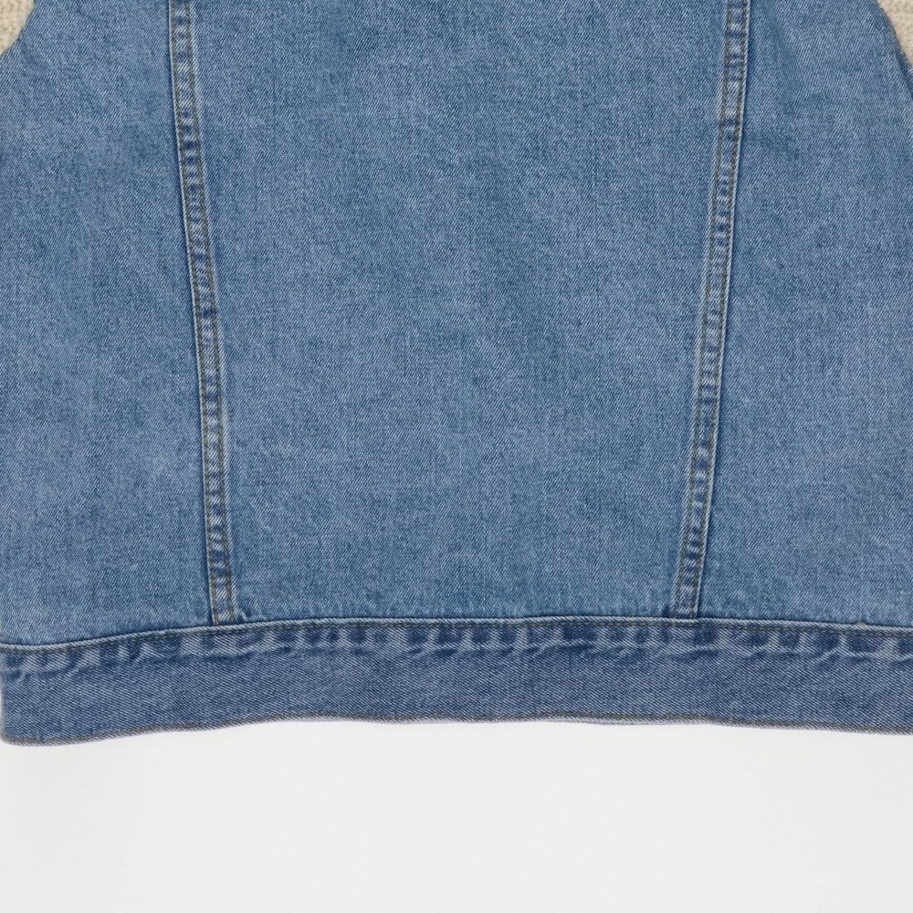 KNIT DENIM JACKET [6673]