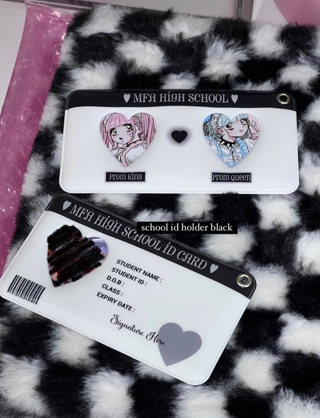 mafavarchive heart 1 pocket id holder