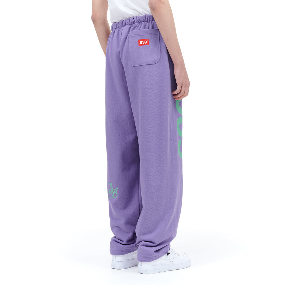 939 LOGO SWEAT PANTS (LAVENDER)