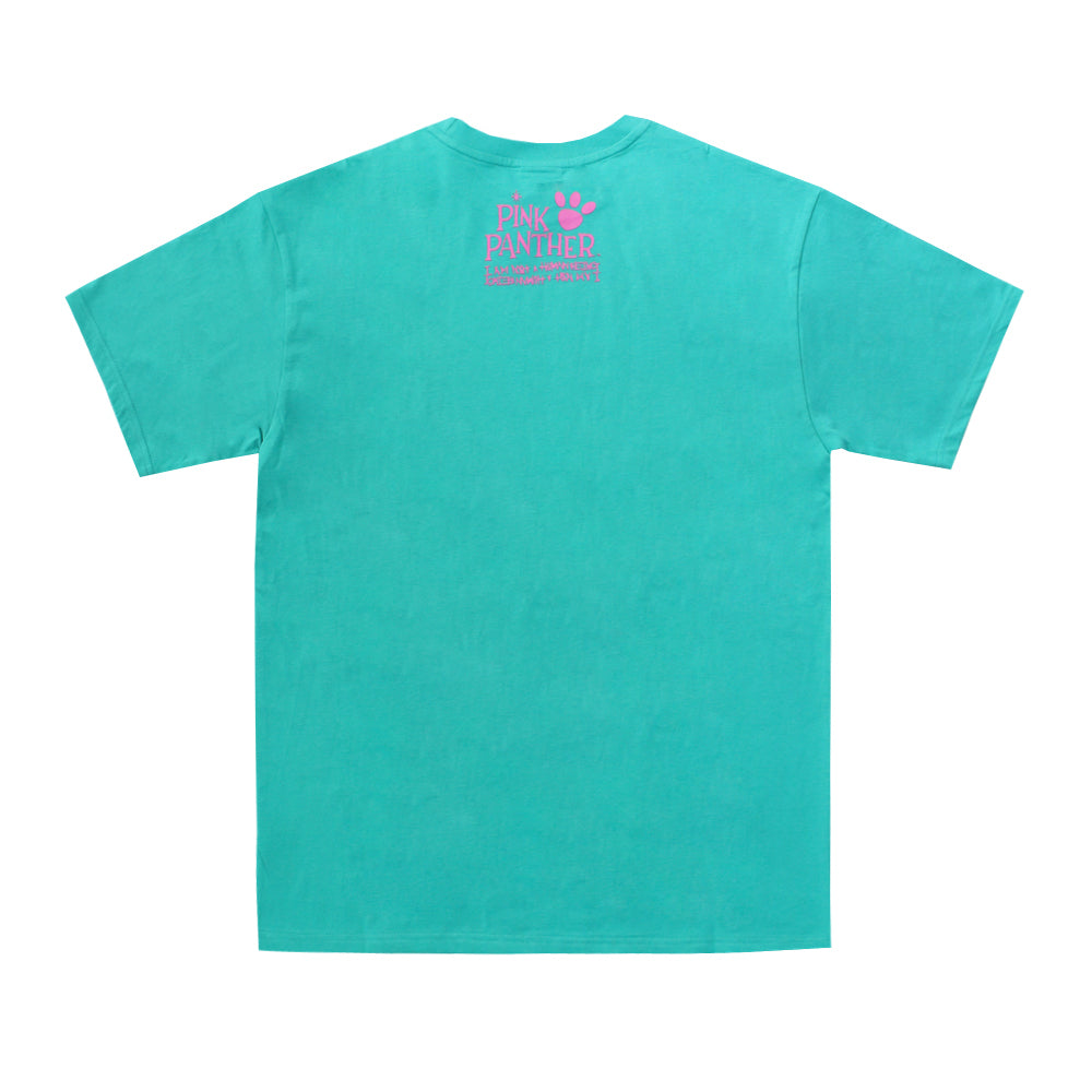 Pink Panther Leaning Against Our Logo T-Shirt (2color)