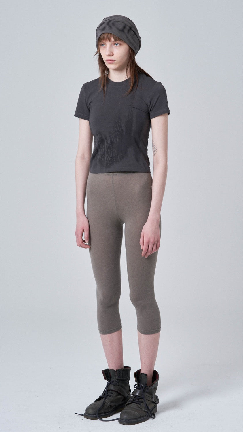 Tencel span leggings_khaki