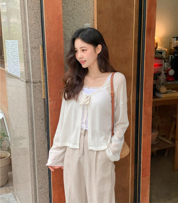 Linen Open Cardigan (3color)