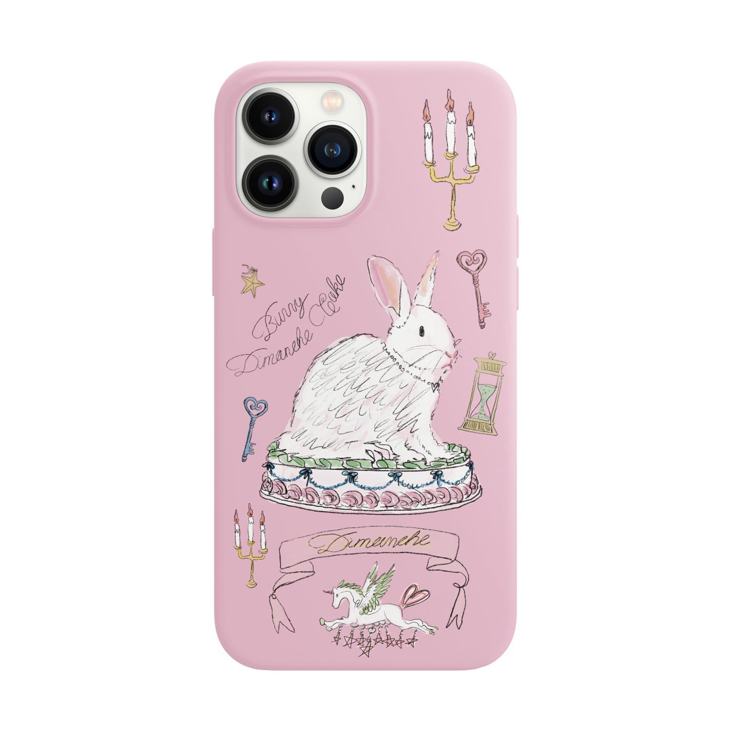 PINK BUNNY CAKE CASE