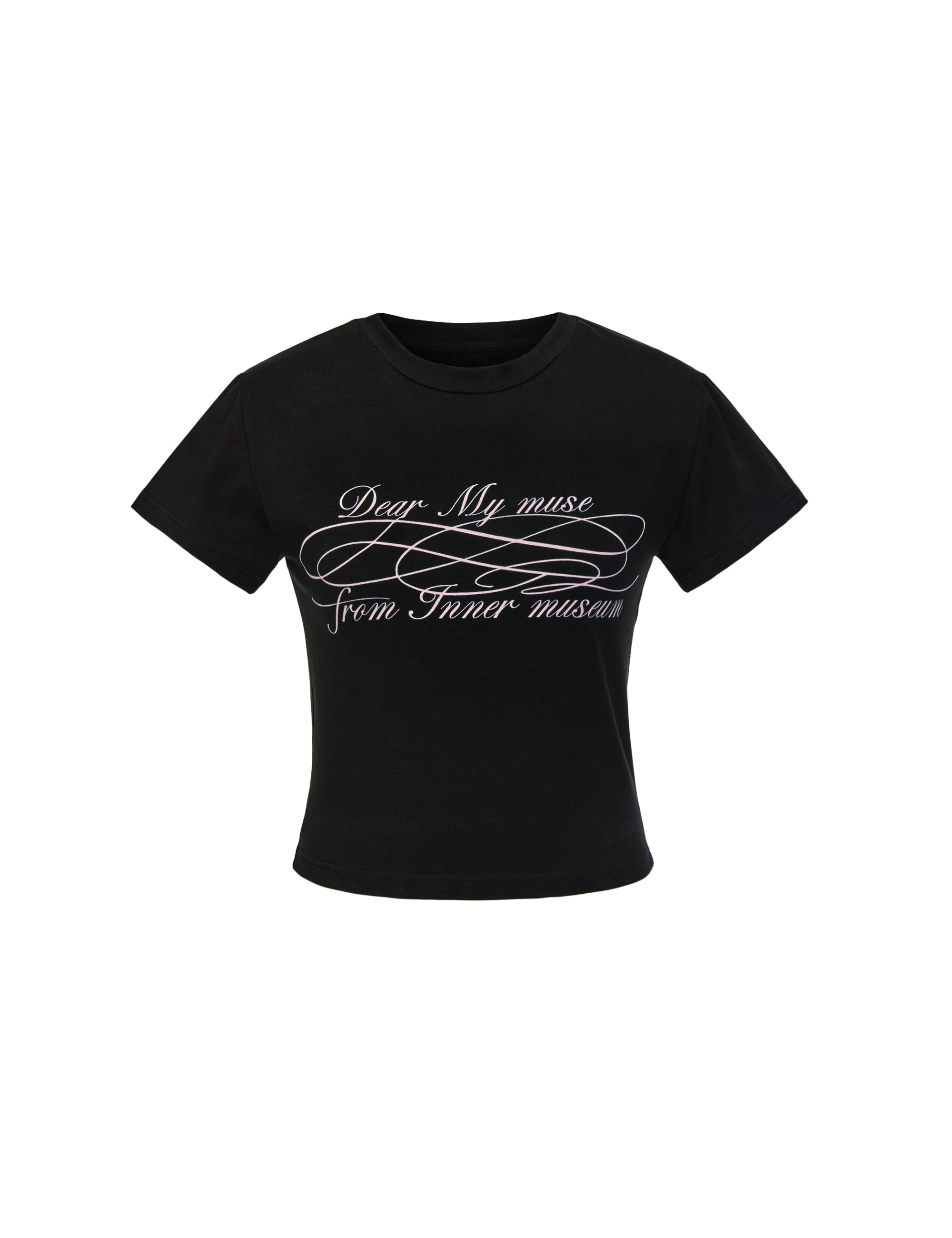 Dear my muse T-shirt (BLACK)