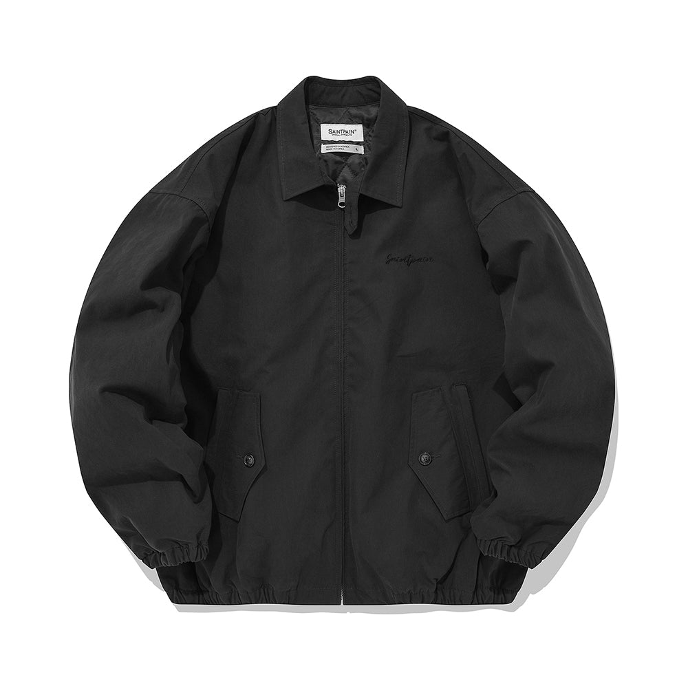 SP COTTON QUILTING BLOUSON-BLACK