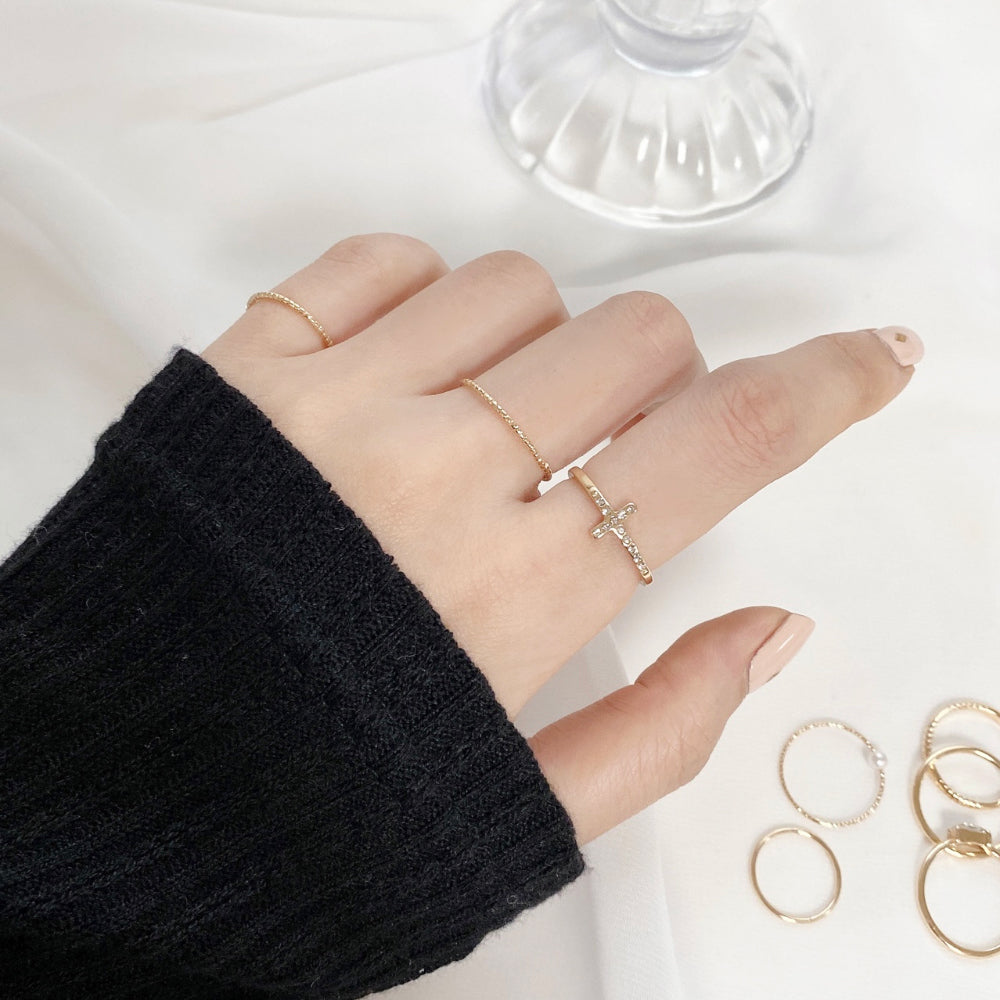 Daily Cross Ring Set (11 set)