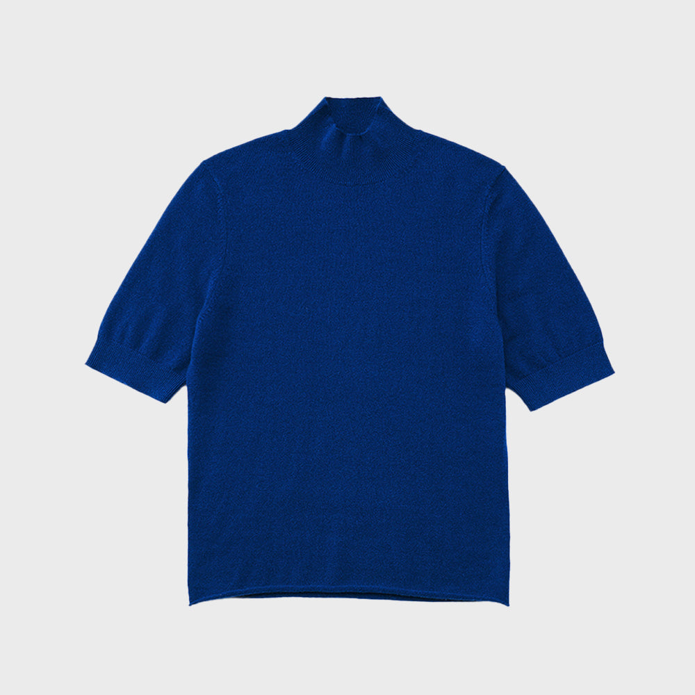 HALF TURTLE SHORT SLEEVE_NAVY