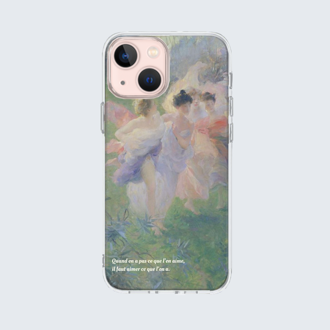 oil painting (a fairy song) iphone case