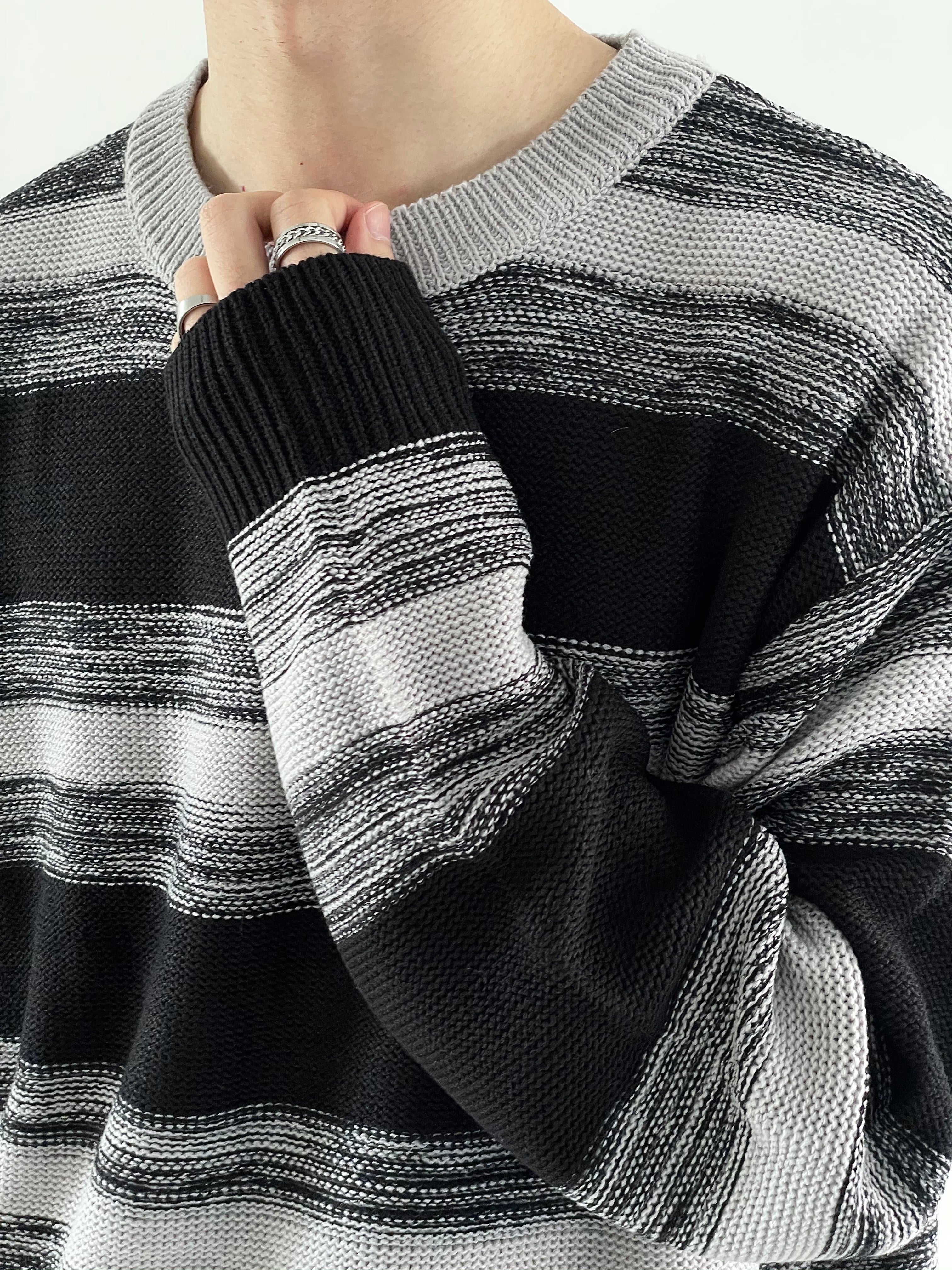 Seaside stripe knit