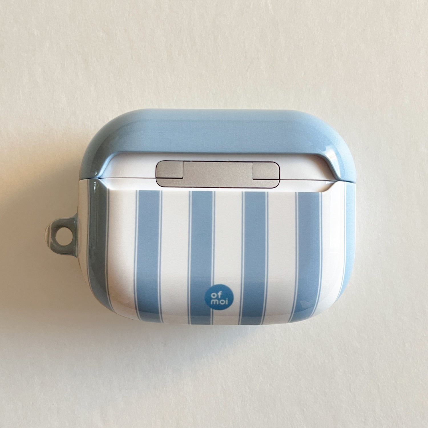 cloud stripe hard glossy airpods case