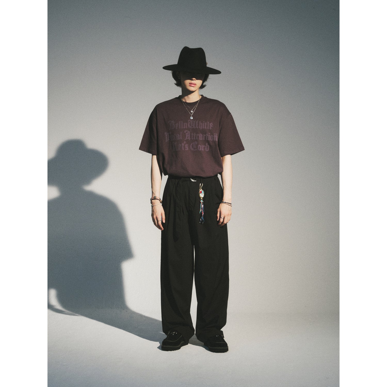 MATIX RELAXED BELTED PANTS_BK