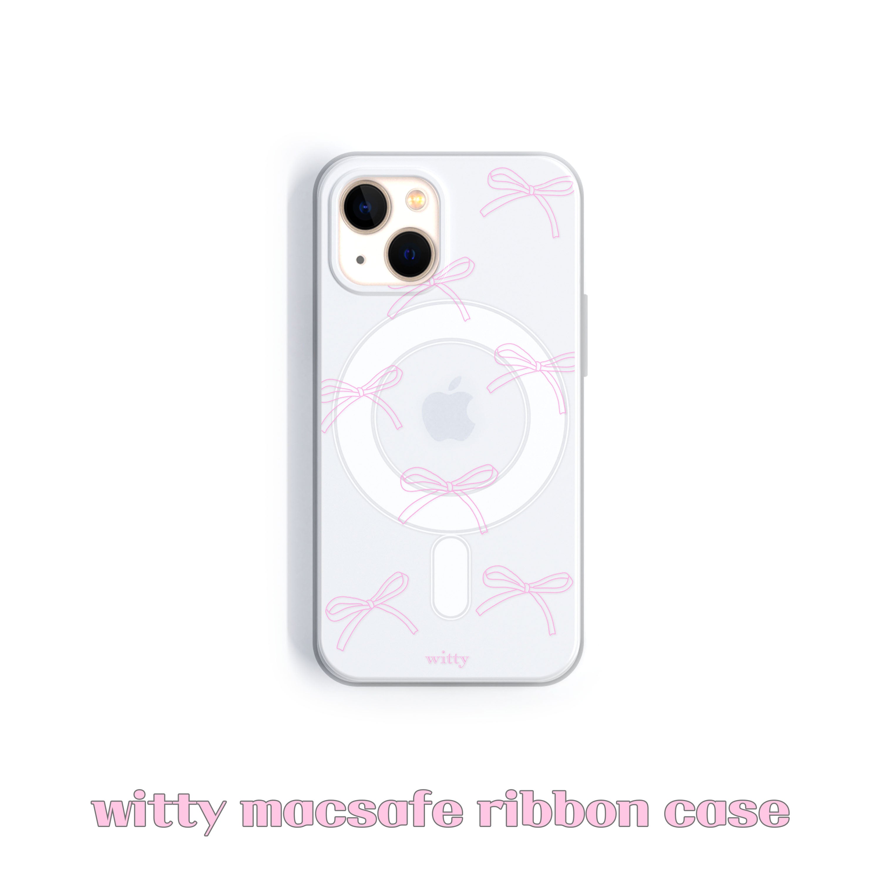 witty macsafe ribbon case (pink ver.)