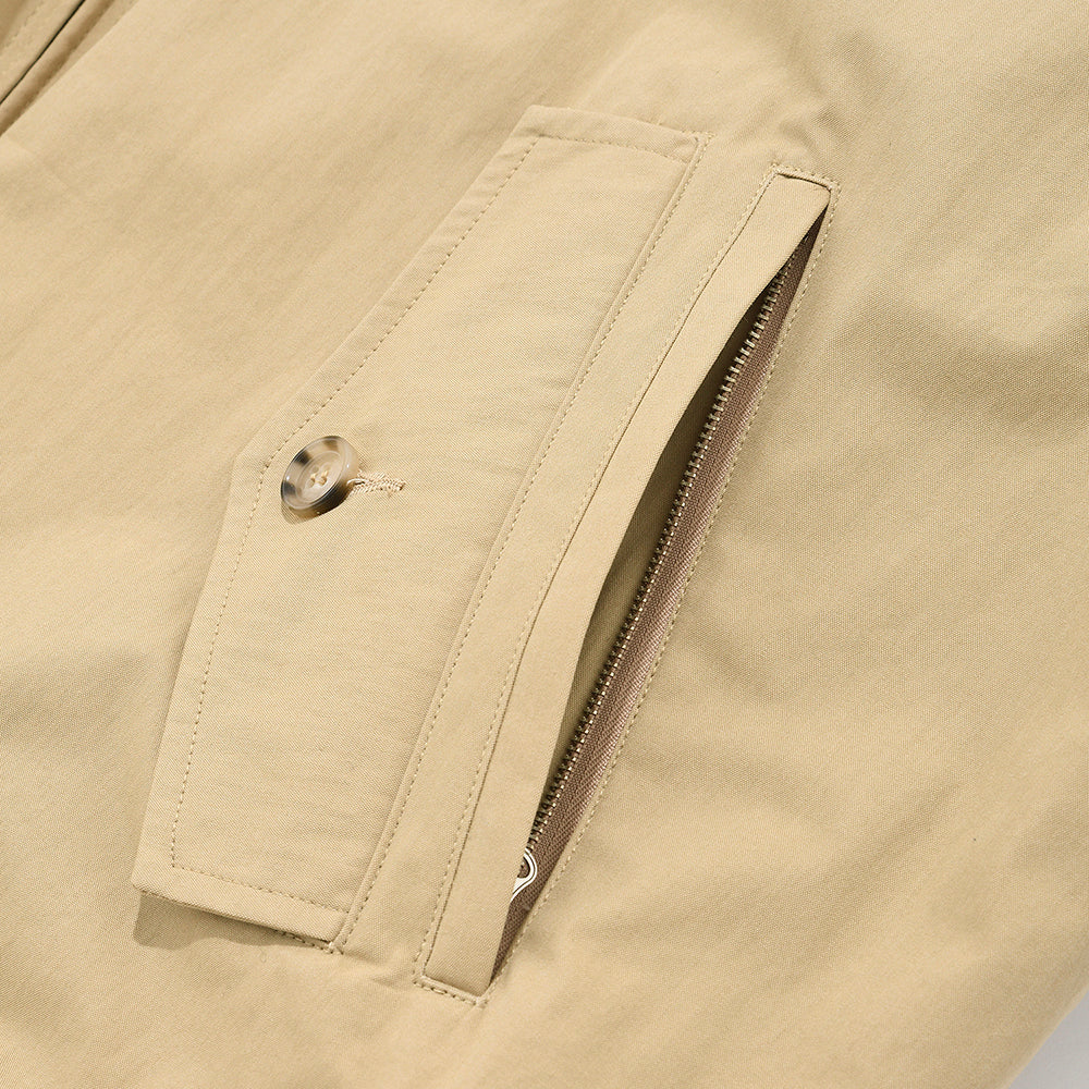 SP COTTON QUILTING BLOUSON-BEIGE