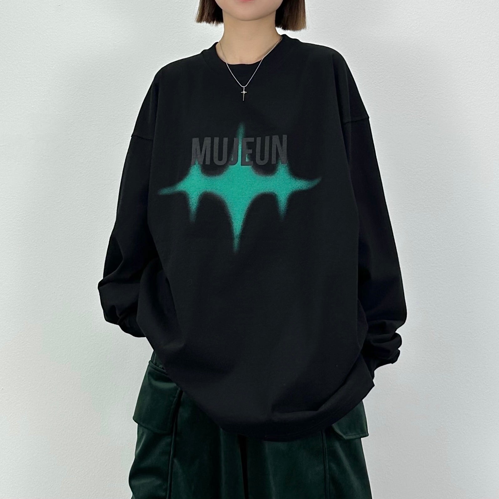 Energy over sweatshirt