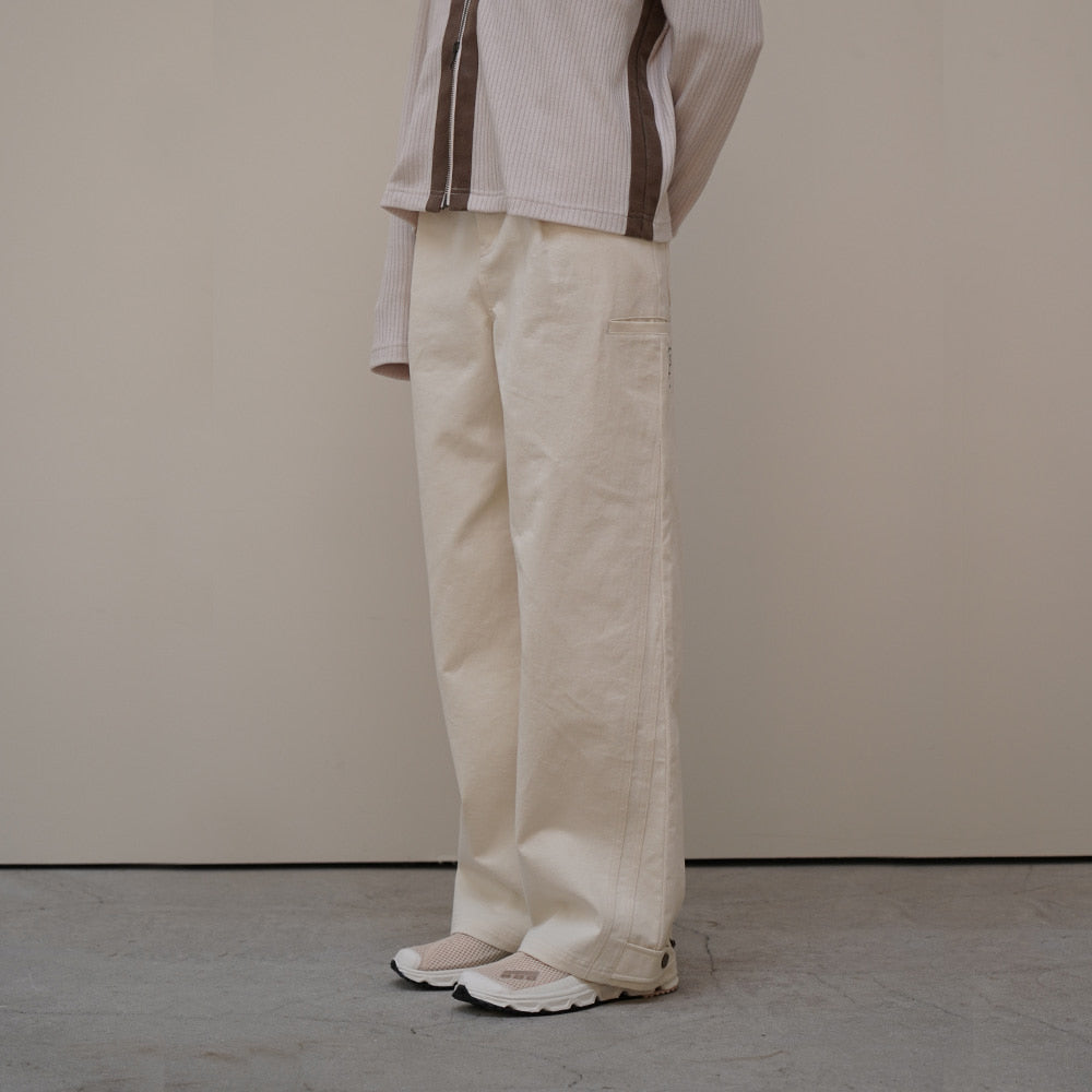 Cream Wide Wing Pants