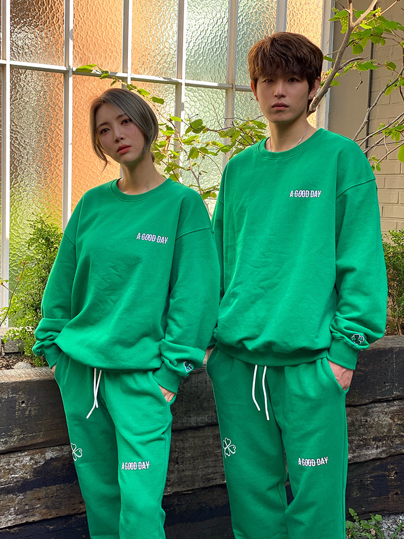 FLOVER MTM SWEAT SHIRTS (GREEN)