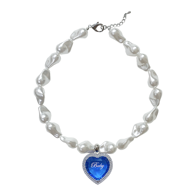 Titanic Heart baby pearl necklace