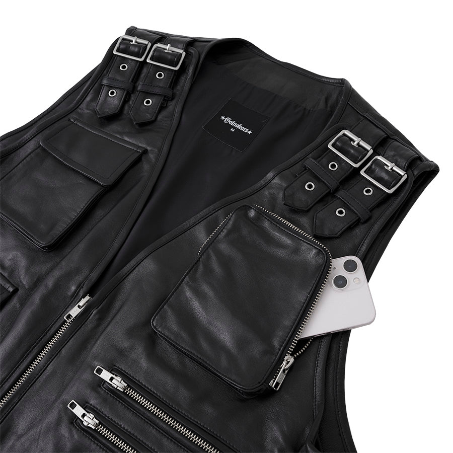 WILD RIDER LEATHER VEST