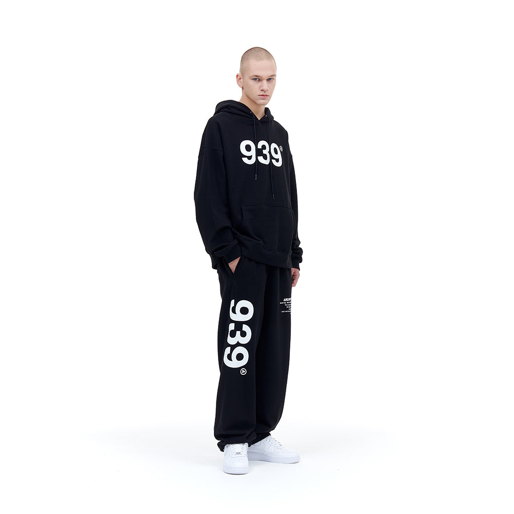 939 LOGO HOOD (BLACK)