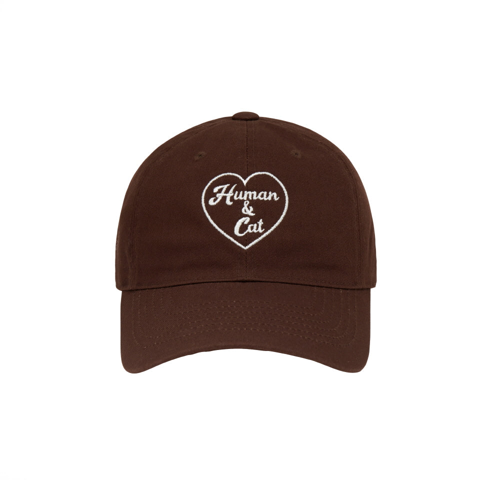 HEART BALL CAP_BROWN