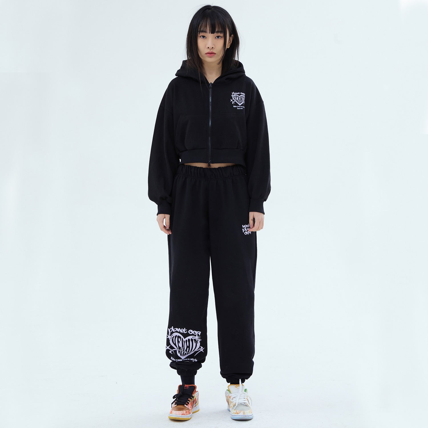 ODSDロゴスウェットクロップセットアップ / ODSD LOGO SWEAT CROP SET