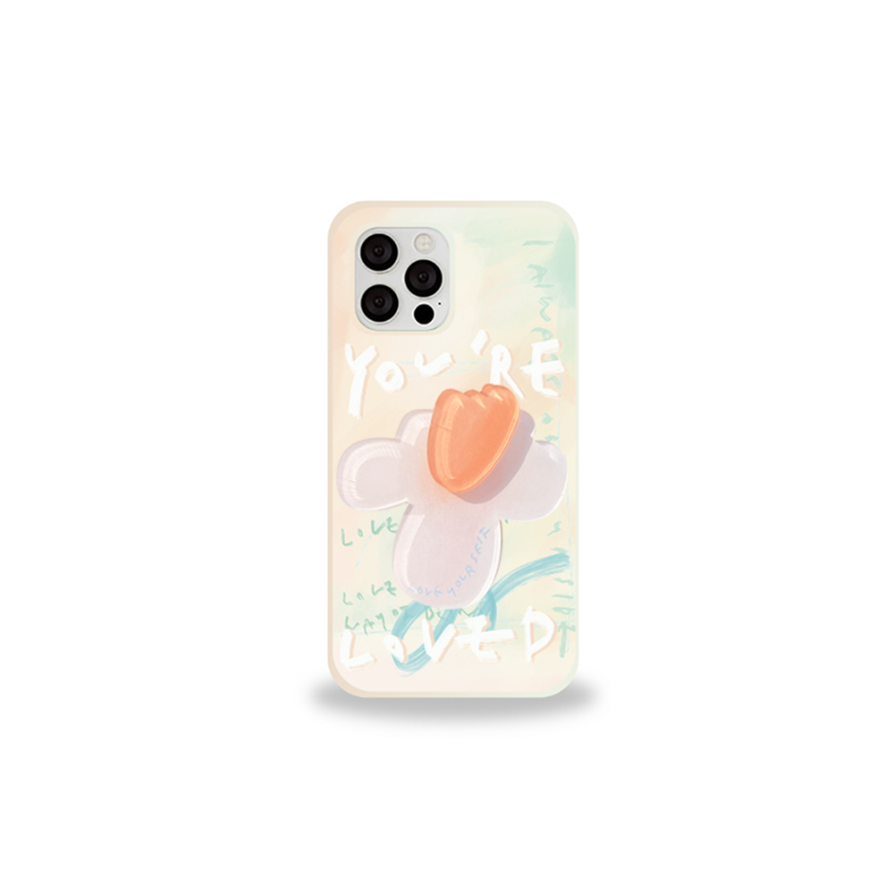 [SET] Leaf series : Spring breeze phone case + narcissus tok