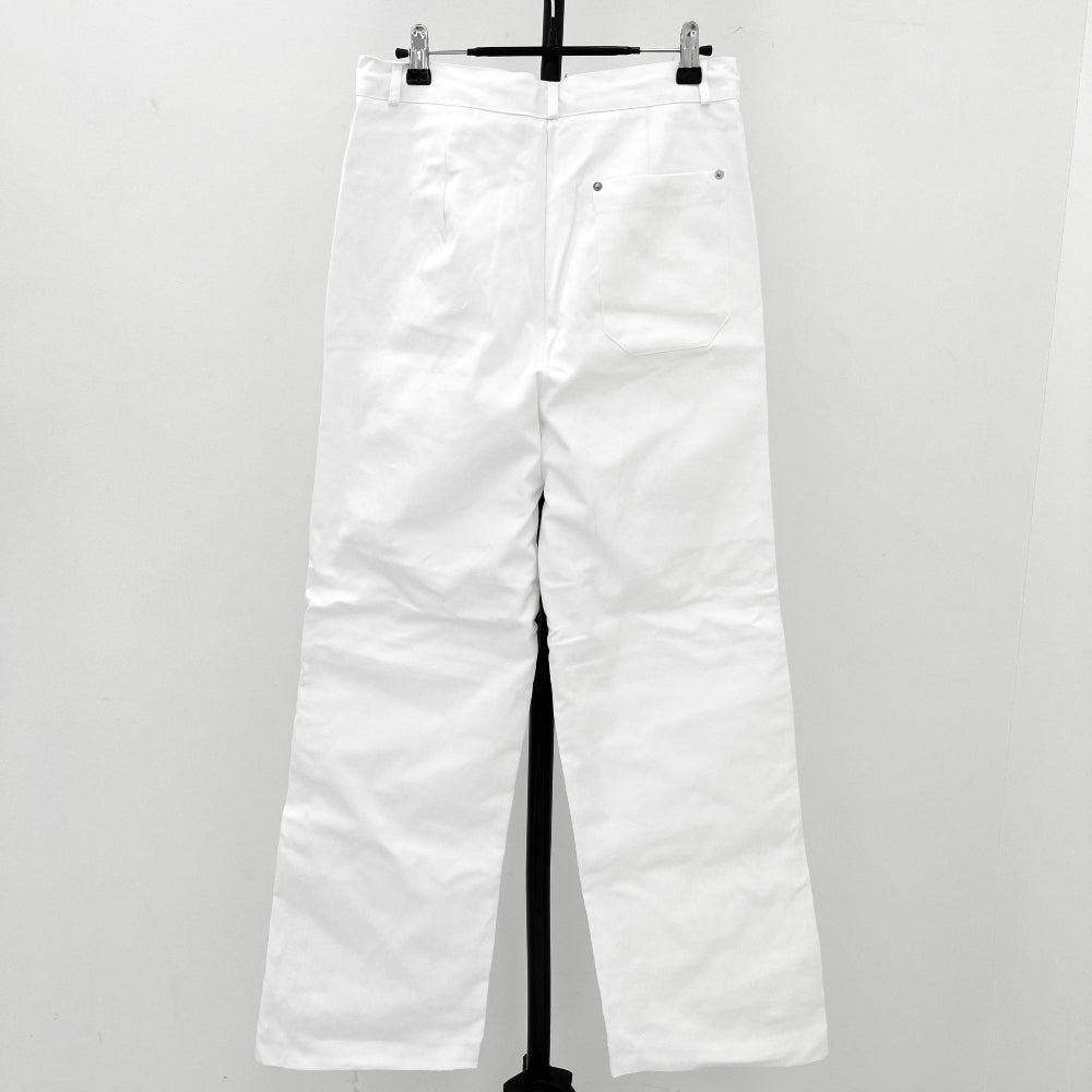 Metal stopper wide pin-tuck long pants (2 Color)