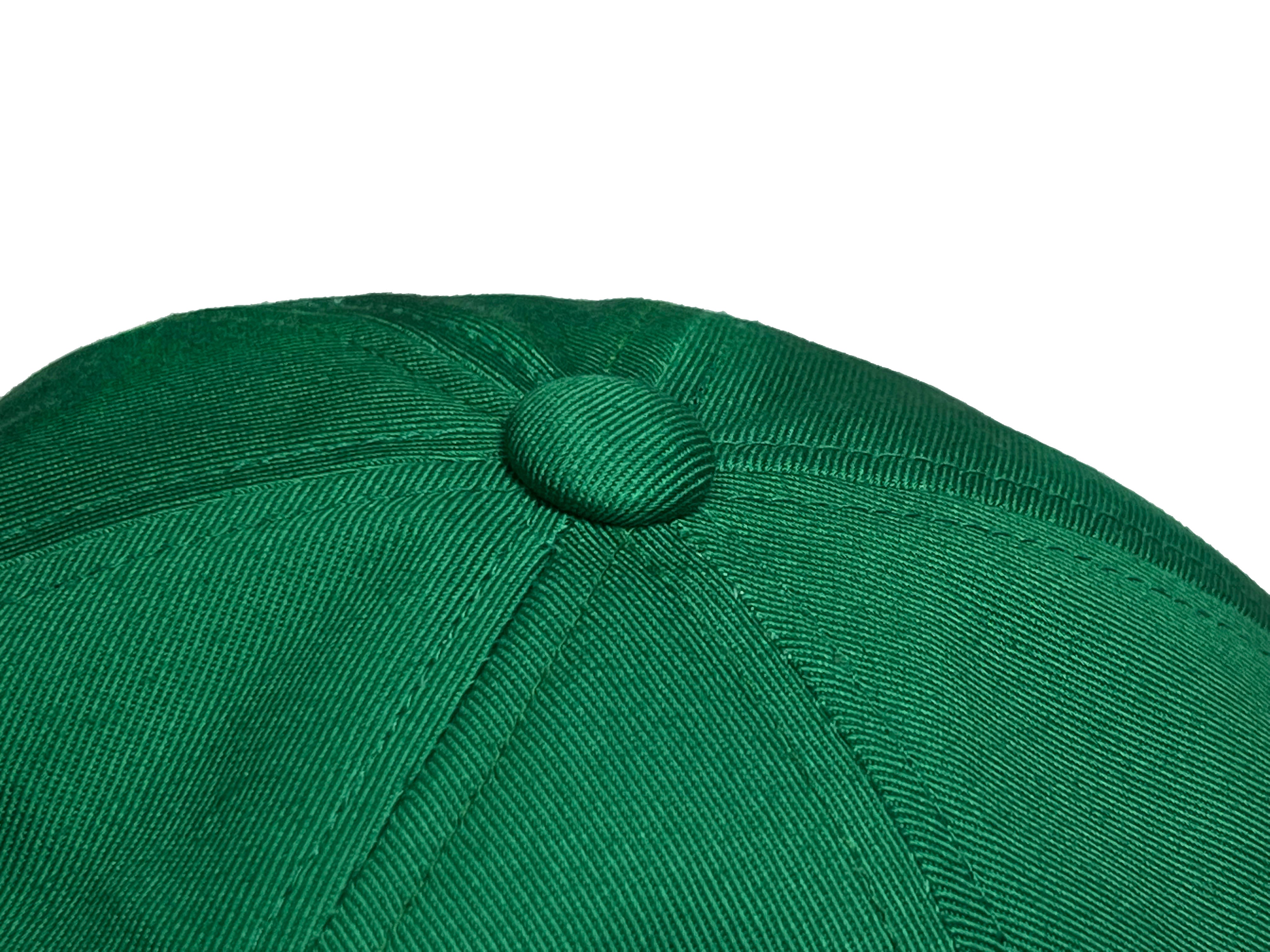 Slogon logo ball cap - Green