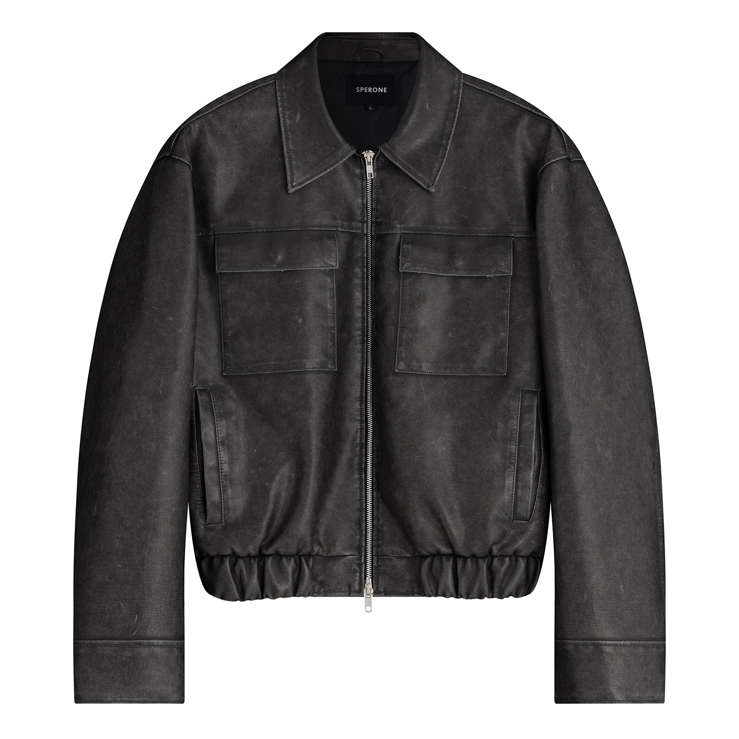 Washed Leather Jacket