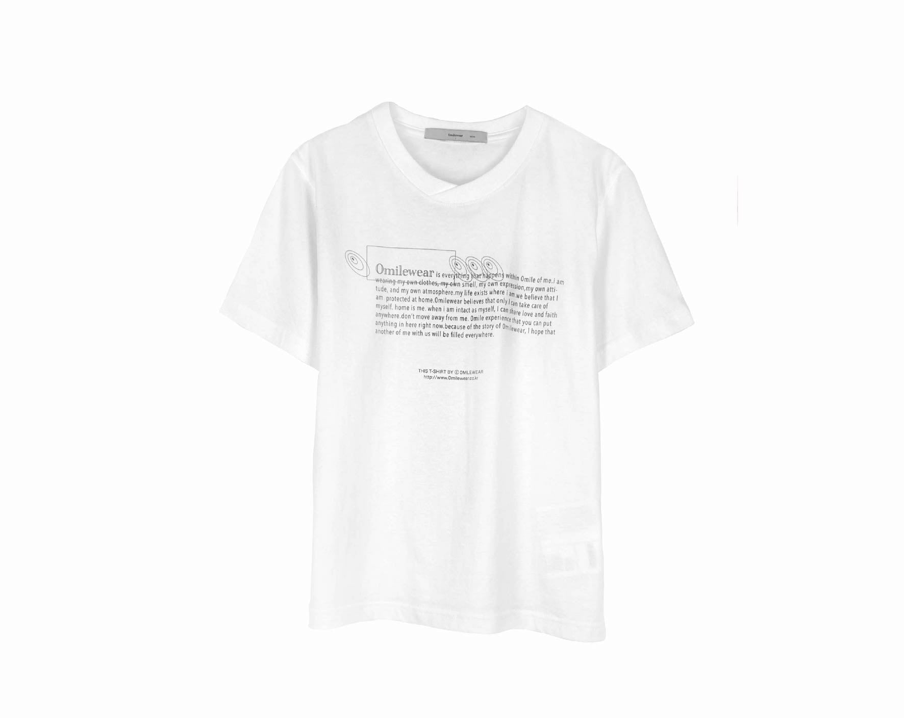 yRIB 0MW t-shirt_white