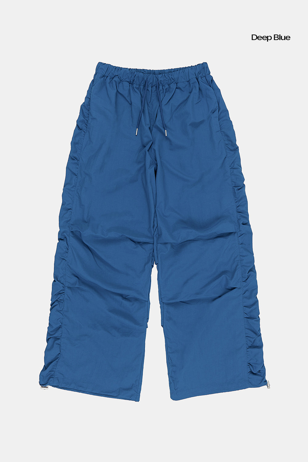 Keep side shirring parachute pants