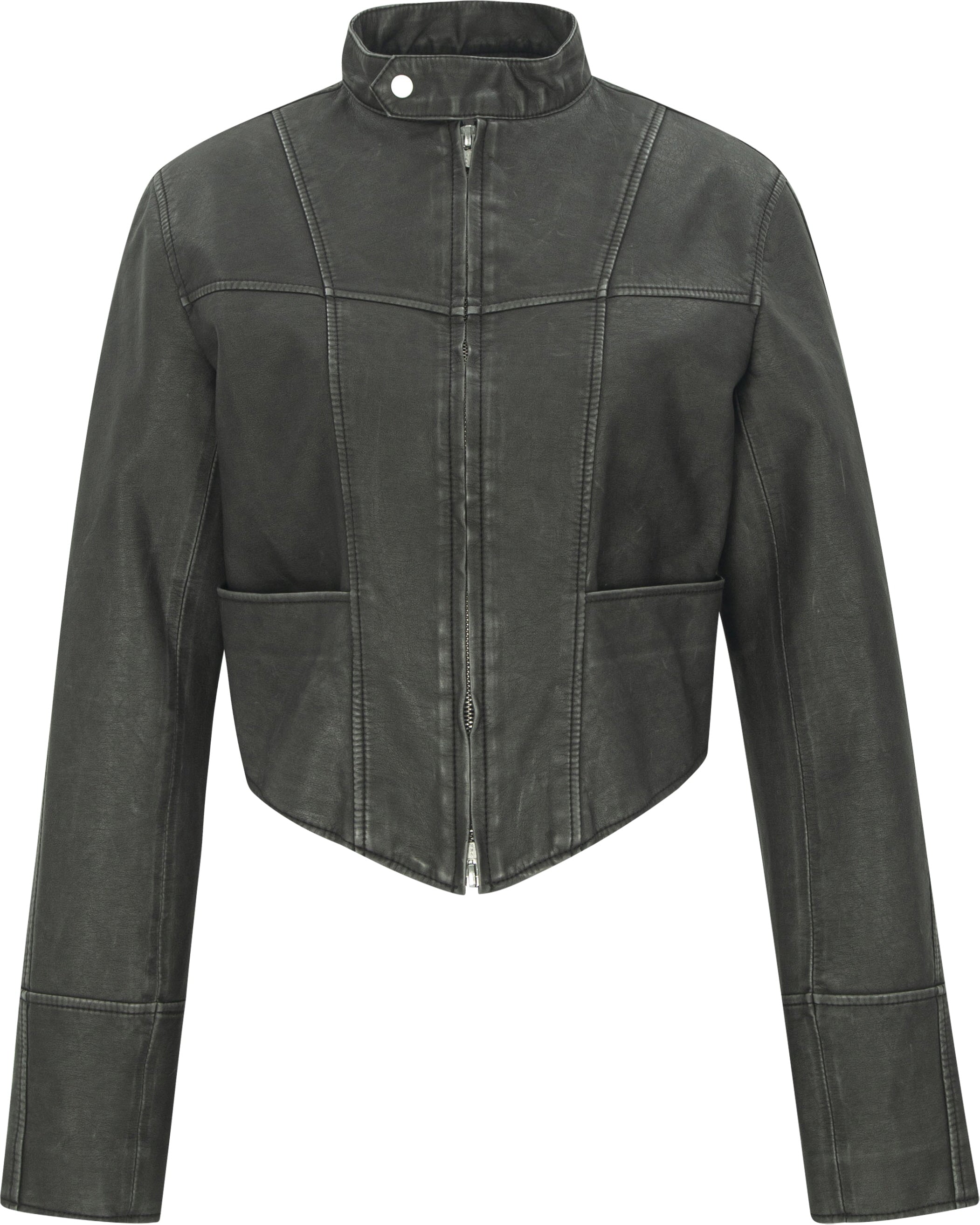 PIGMENT LEATHER BIKER JACKET