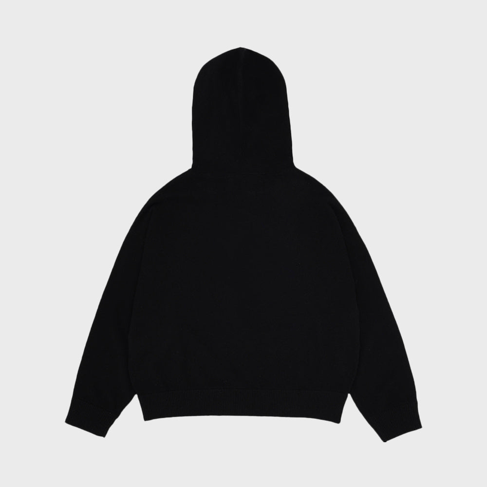 STRING HOODIE_BLACK