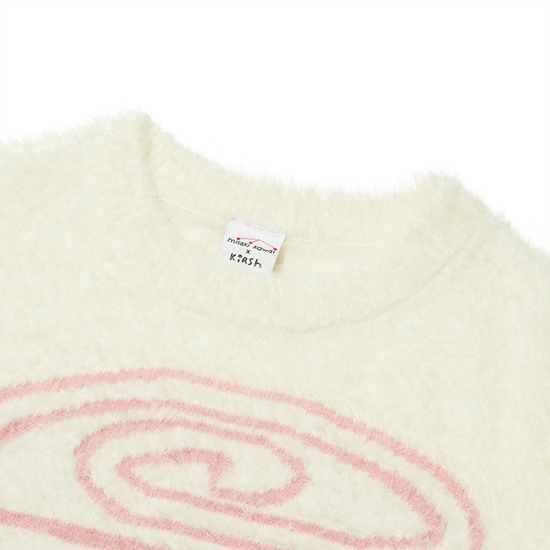 KIRSH X MISAKI KAWAI MOHAIR KNIT [WHITE]