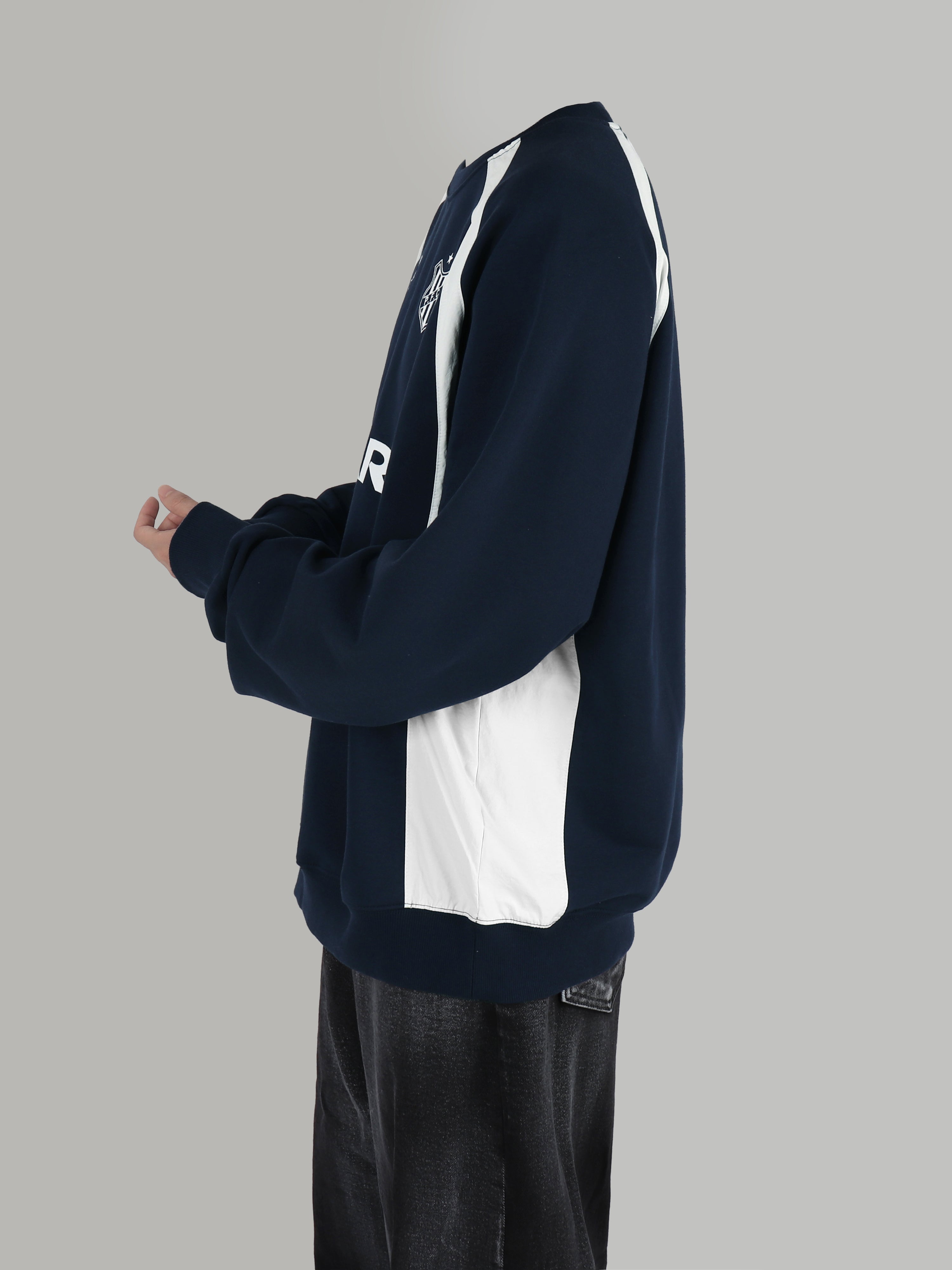 Block Oversized Fit Sweatshirt