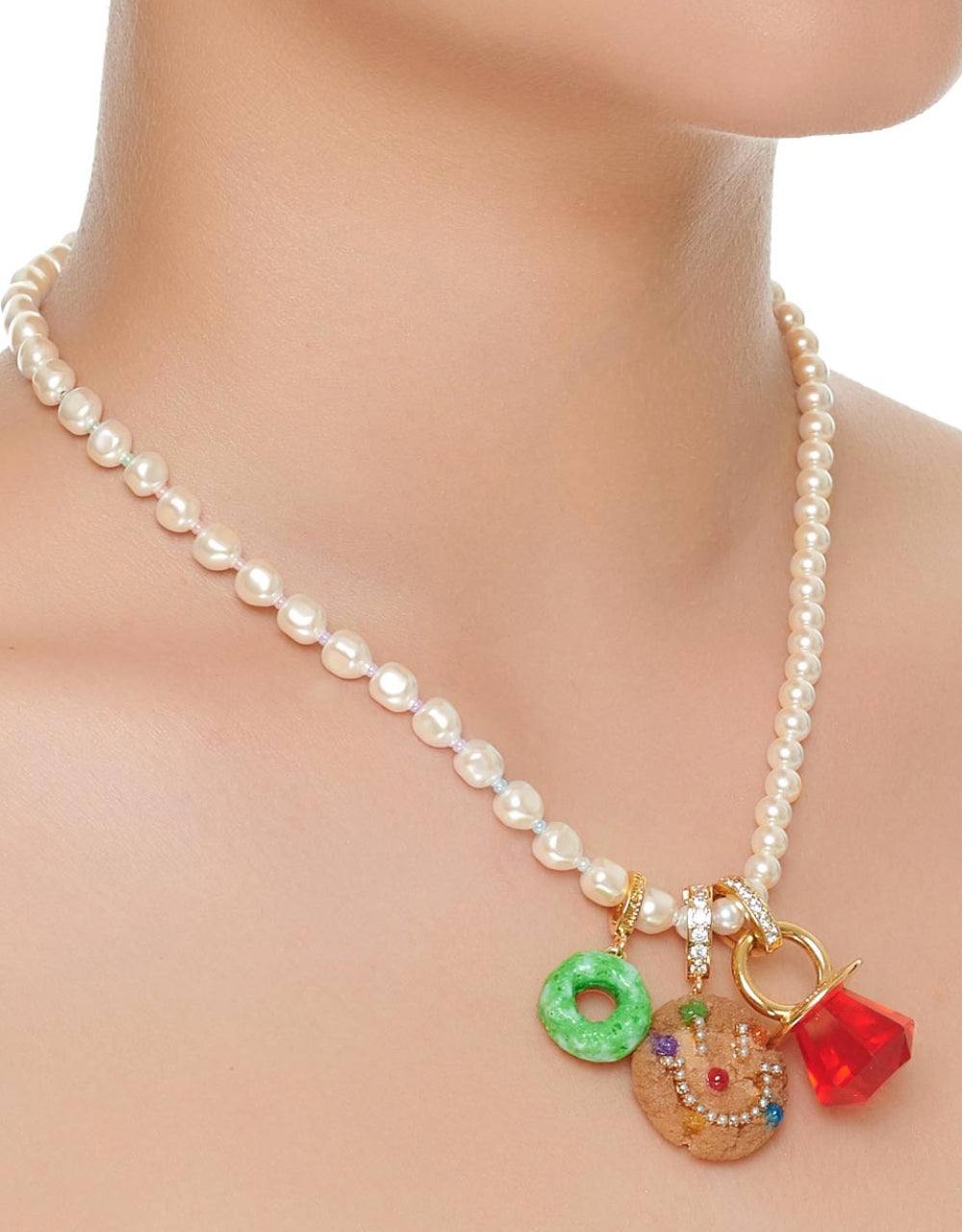 PIERROT COOKIE MULTI CHARM NECKLACE