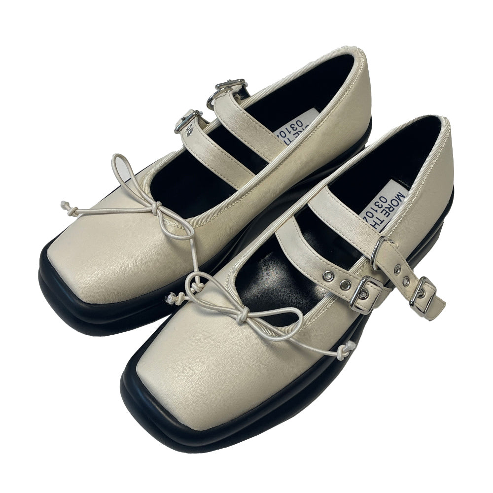 Ribbon strap shoes