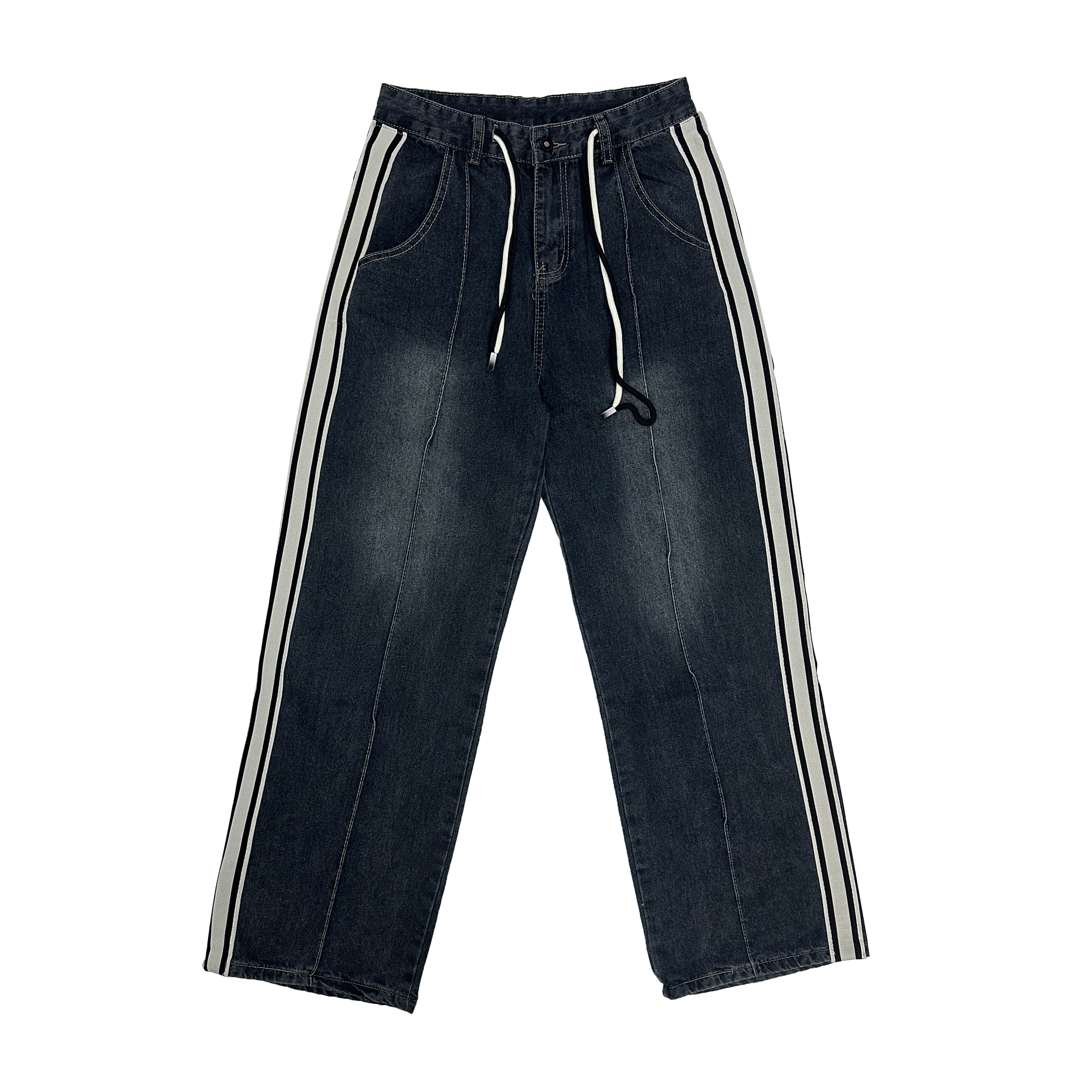 double rope denim pants